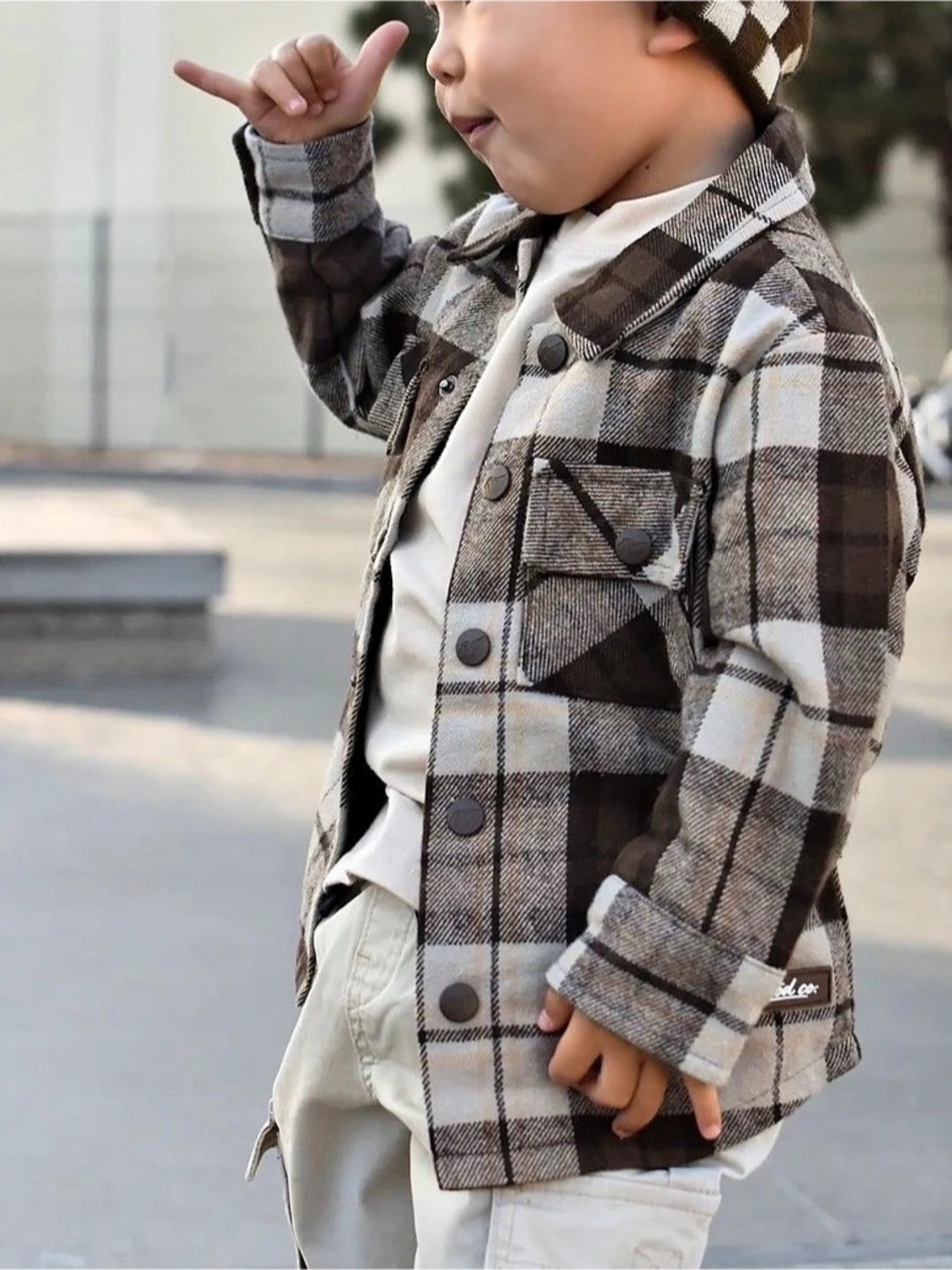 RAD TOD CO. Kids Plaid Jacket Size 2T NWOT